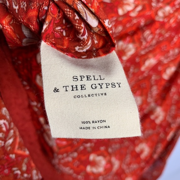 Spell and The Gypsy Jewel Soiree Copper Dress NEW - Picture 5 of 8